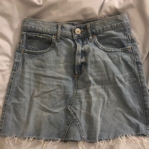 Express denim skirt
